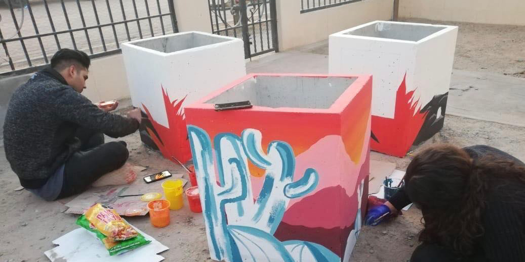 Trabajan artistas locales en “Botánica Urbana”