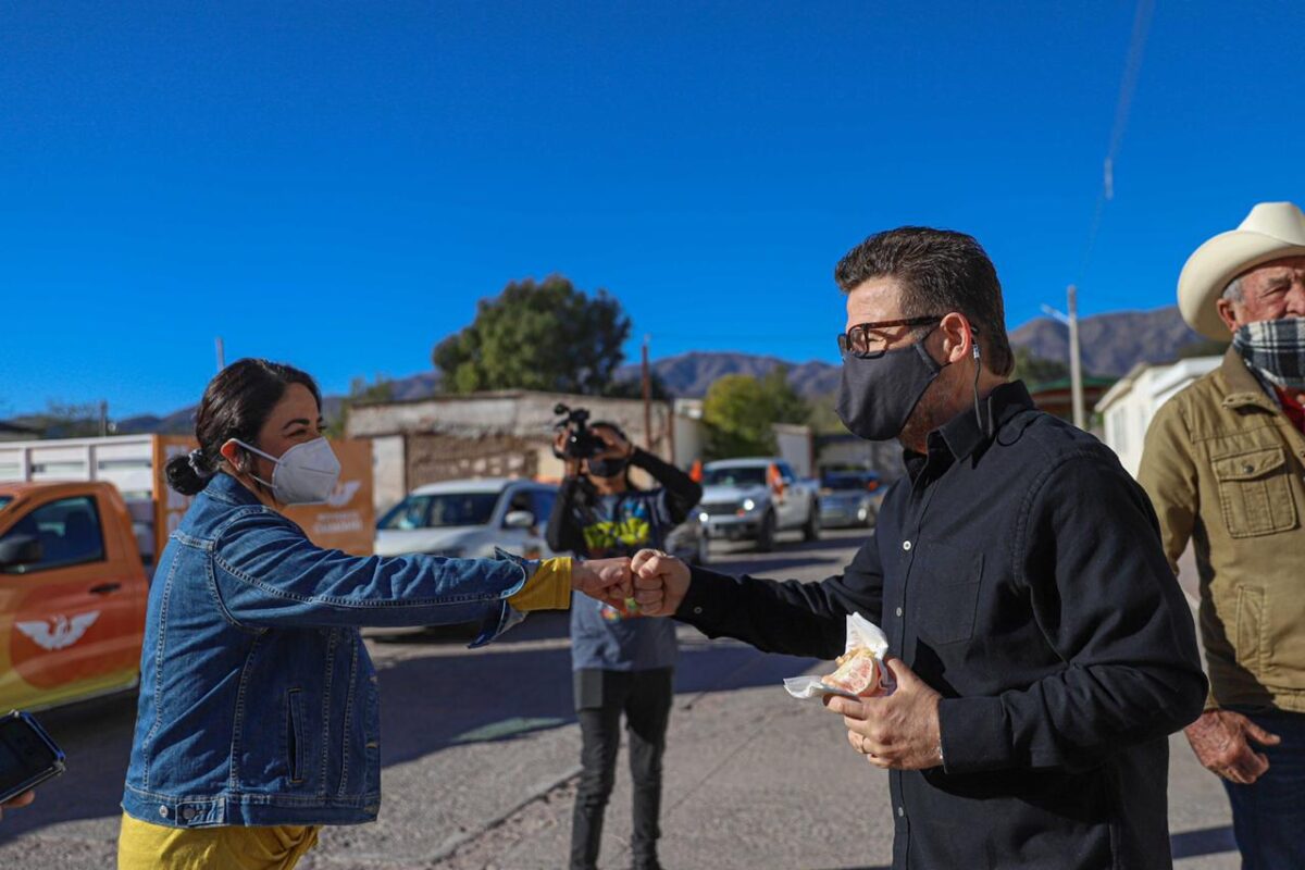 Sigue Ricardo Bours en la sierra de Sonora visitando a la militancia de MC