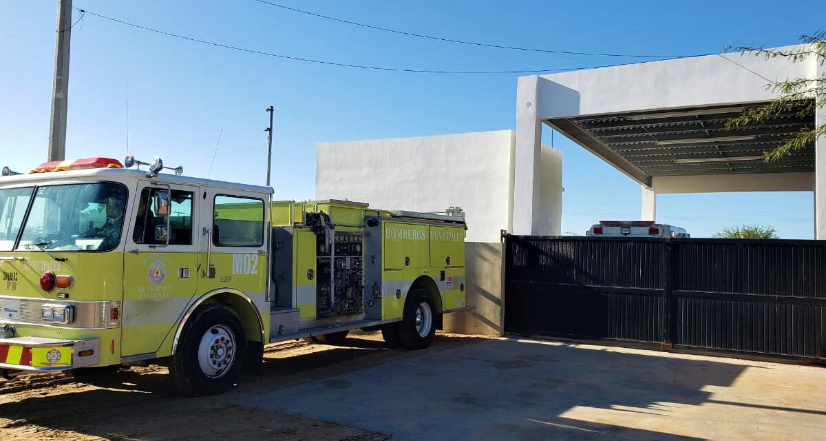 Golfeños se sienten seguros con la nueva base de bomberos en el poblado