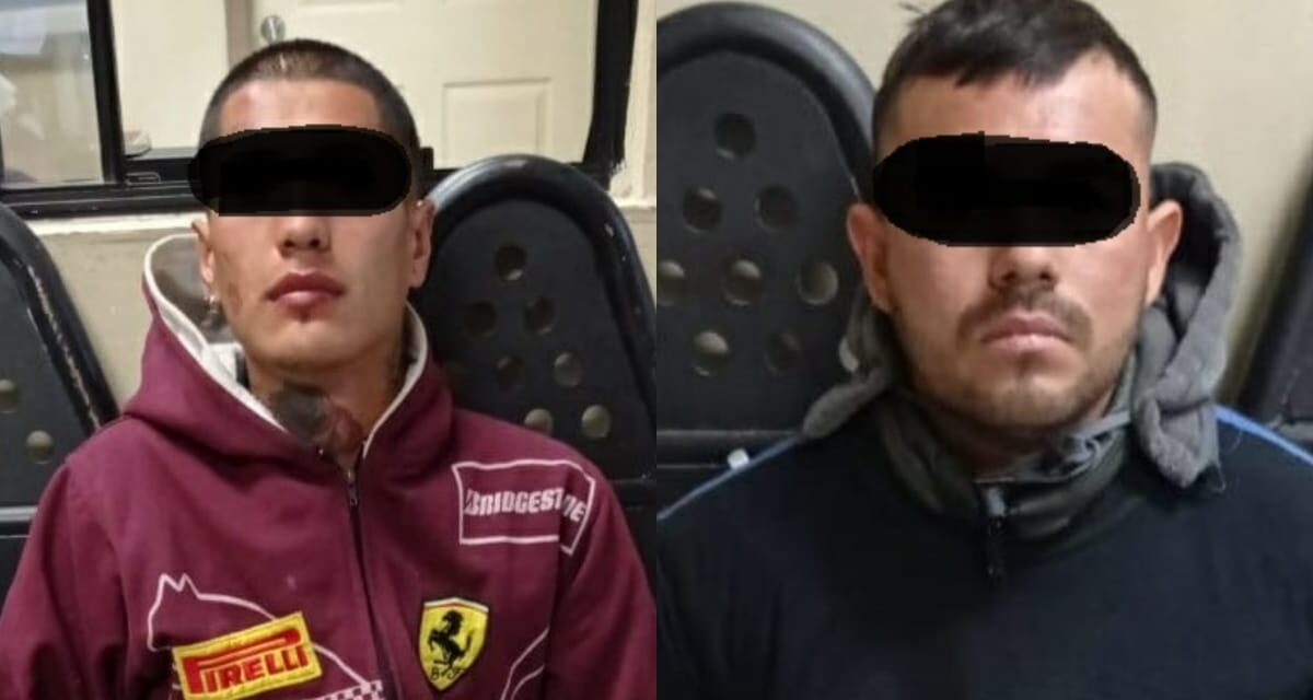 Detienen municipales a dos por robo violento en SLRC