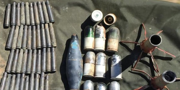 Aseguran PESP y GN artefactos explosivos en Sonoyta