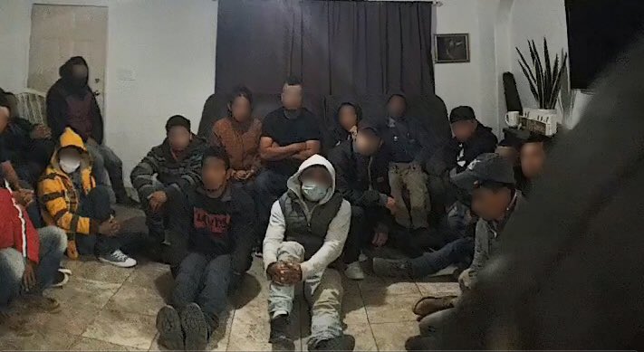 Descubren casa de seguridad de indocumentados en Somerton