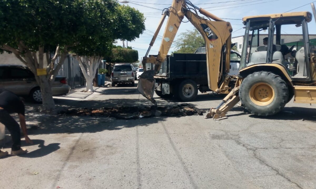 Reemplaza Oomapas antigua tubería de concreto