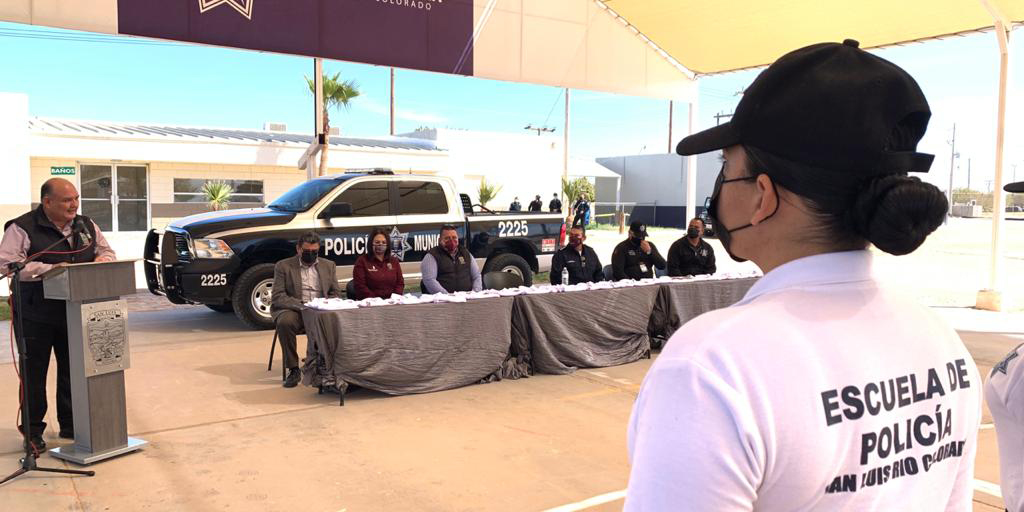 Inicia formación de nuevos policías en San Luis RC