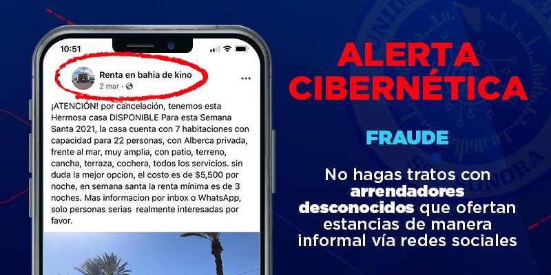 Advierte Unidad Cibernética por fraudes inmobiliarios en línea