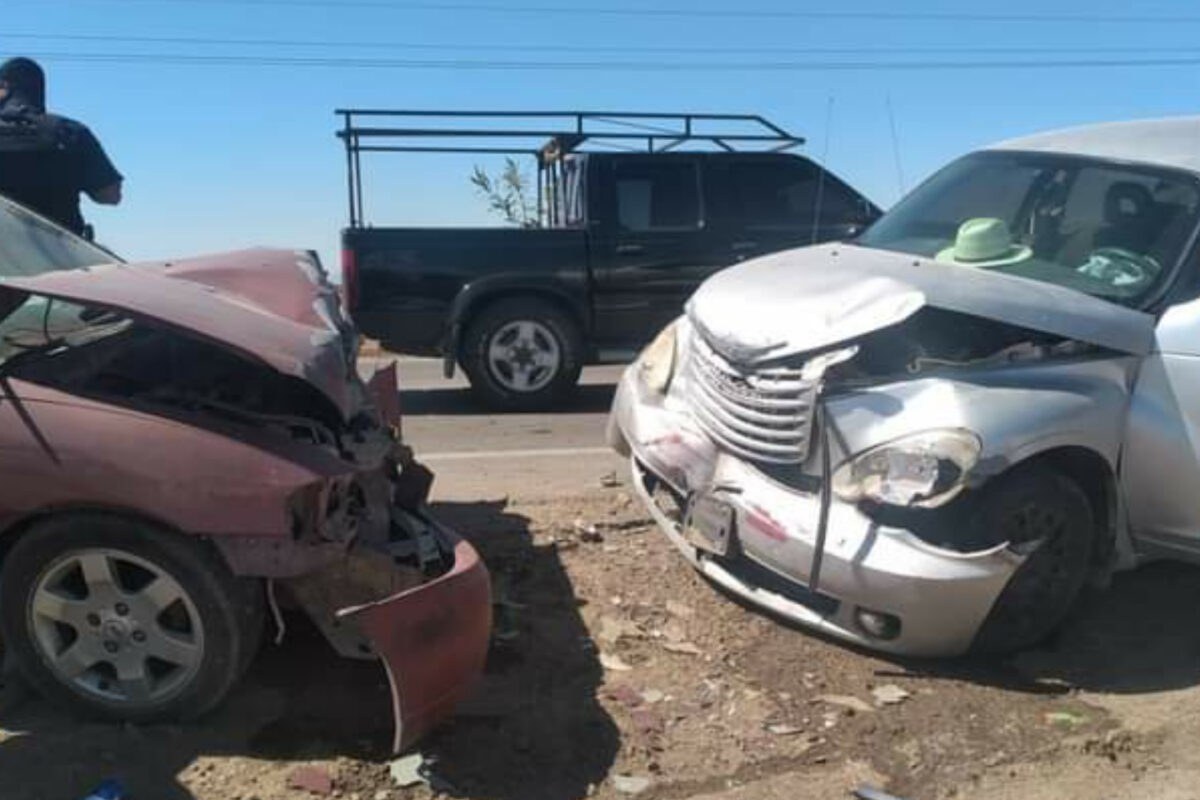 Fuerte choque en el Valle de San Luis