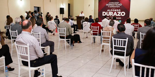 Propone Durazo un corredor fiscal Nogales-Guaymas y ampliar las aduanas de Sonora.