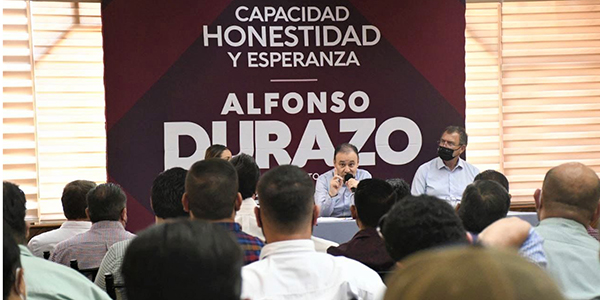Durazo propone la creación de un Consejo Consultivo empresarial en Sonora