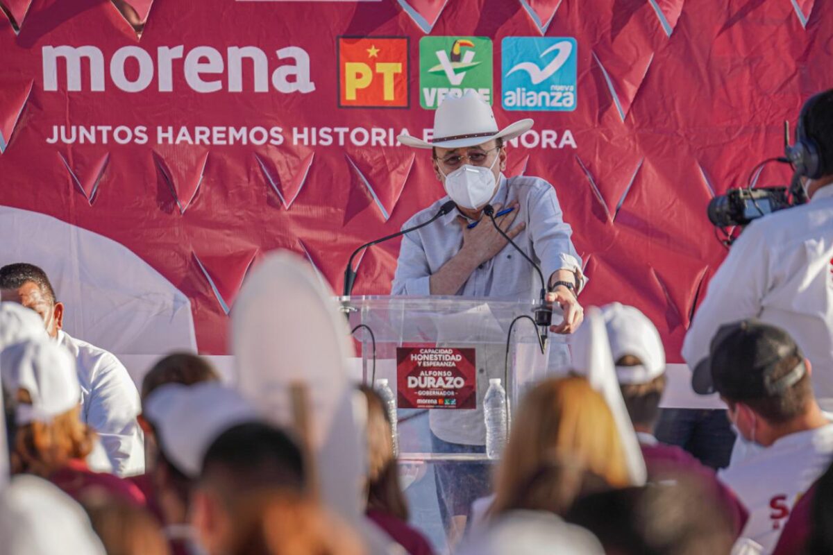 Respalda Durazo a Santos González<br>El mejor Alcalde Morenista de Sonora