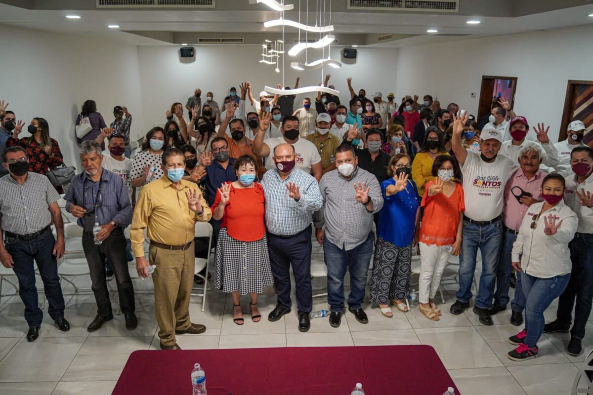 Se compromete Santos González a que siga la trasformación en SLRC