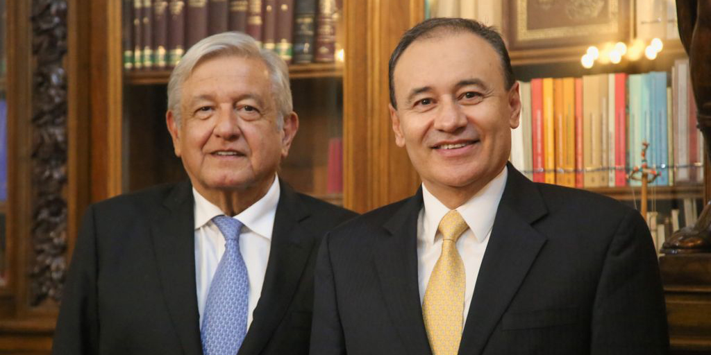 Durazo se reúne con el presidente López Obrador y los gobernadores electos de Morena.