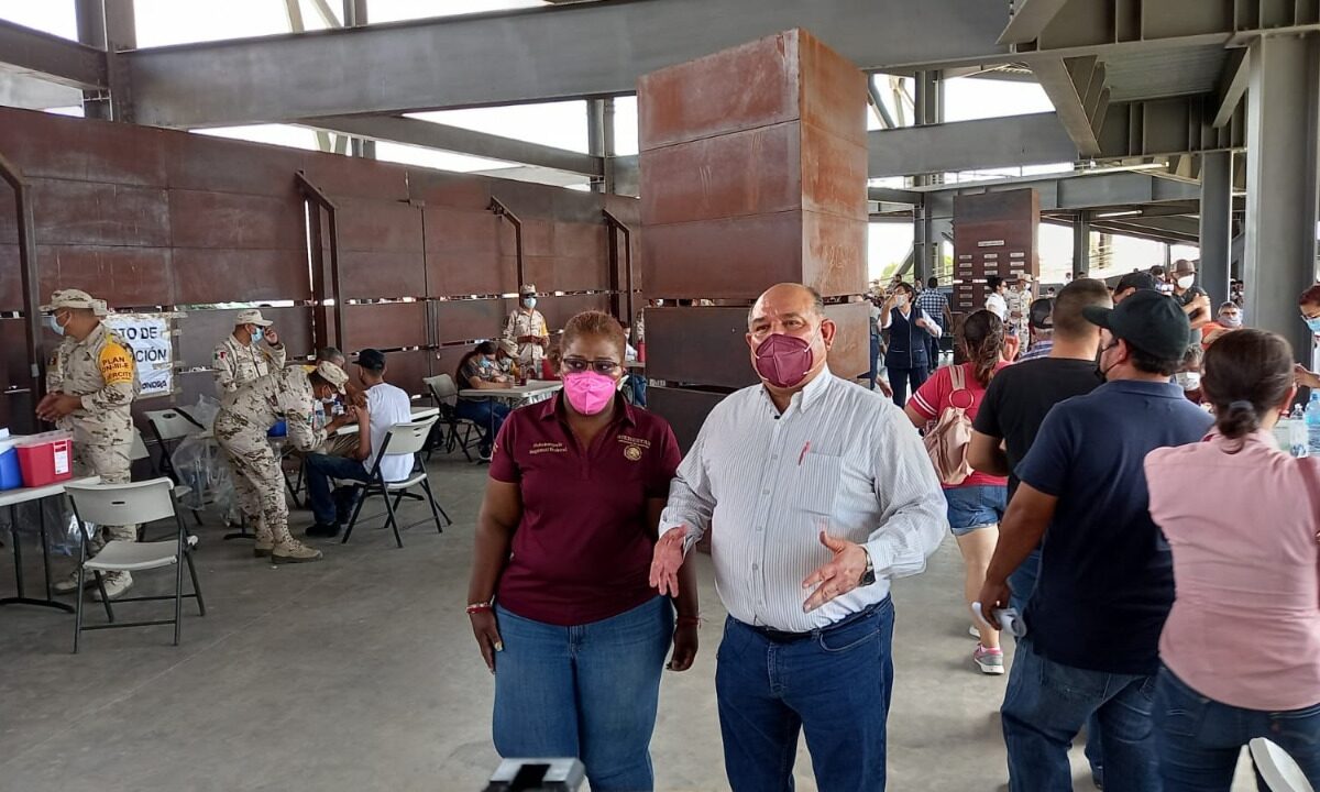 Visita Alcalde puntos de vacunación Covid