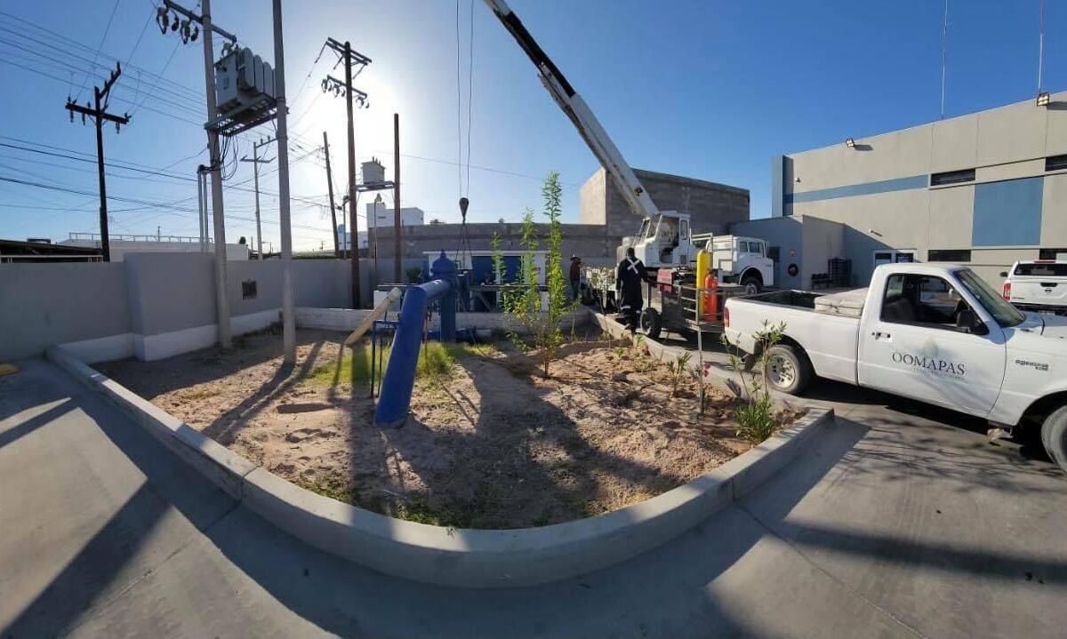 Instalan nuevo equipo de bombeo en pozo #3