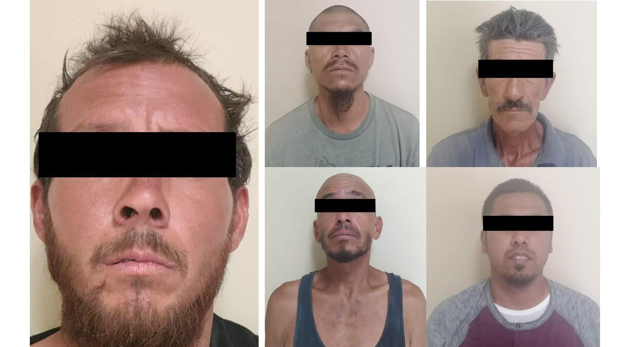 Detienen a 5 narcomenudistas en SLRC