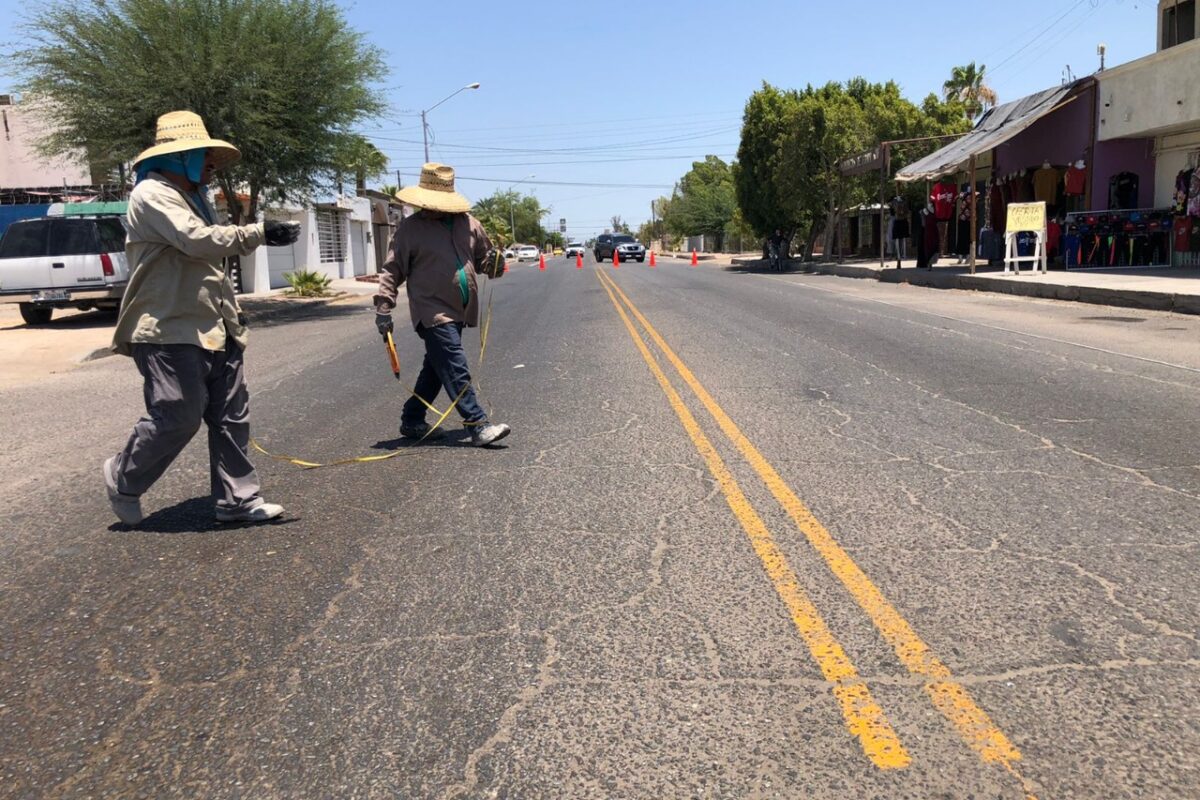 Instalan vialetas en diferentes calles de SLRC