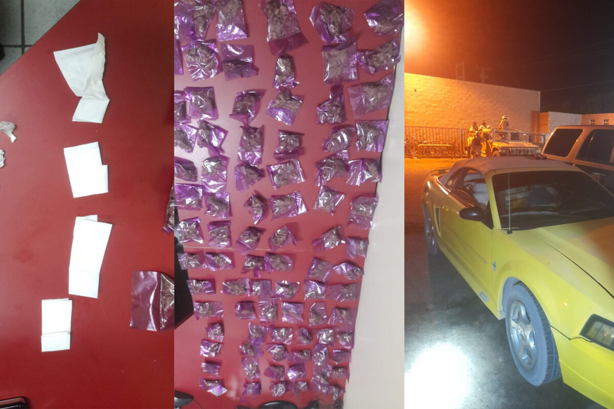 Municipales detienen a cuatro menores con drogas en SLRC