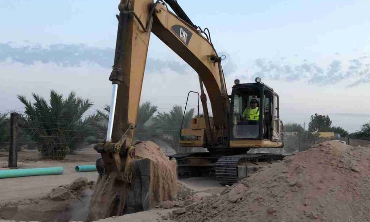Avanzan excavaciones para drenaje sanitario en Lagunitas