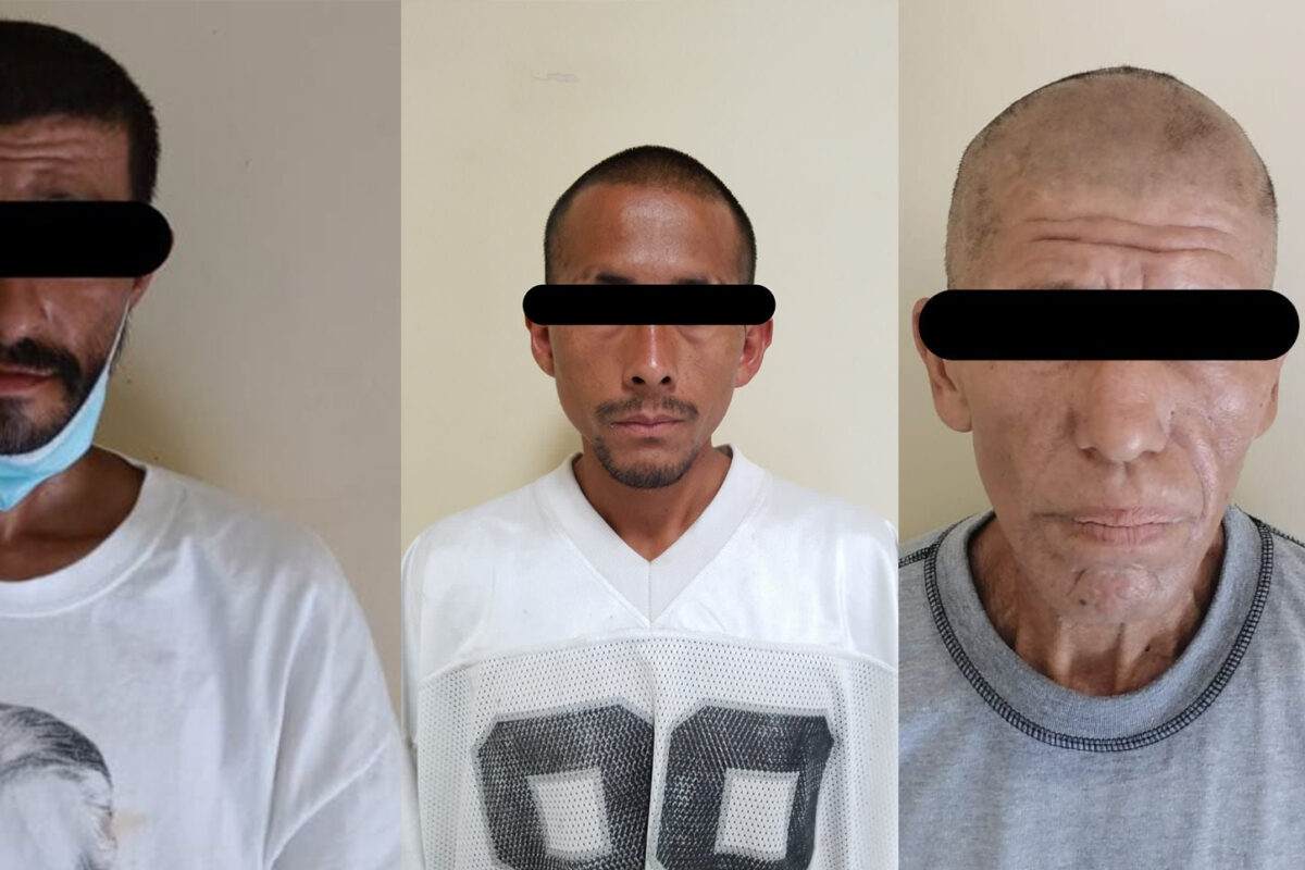 Aseguran a tres sujetos en posesión de drogas en SLRC