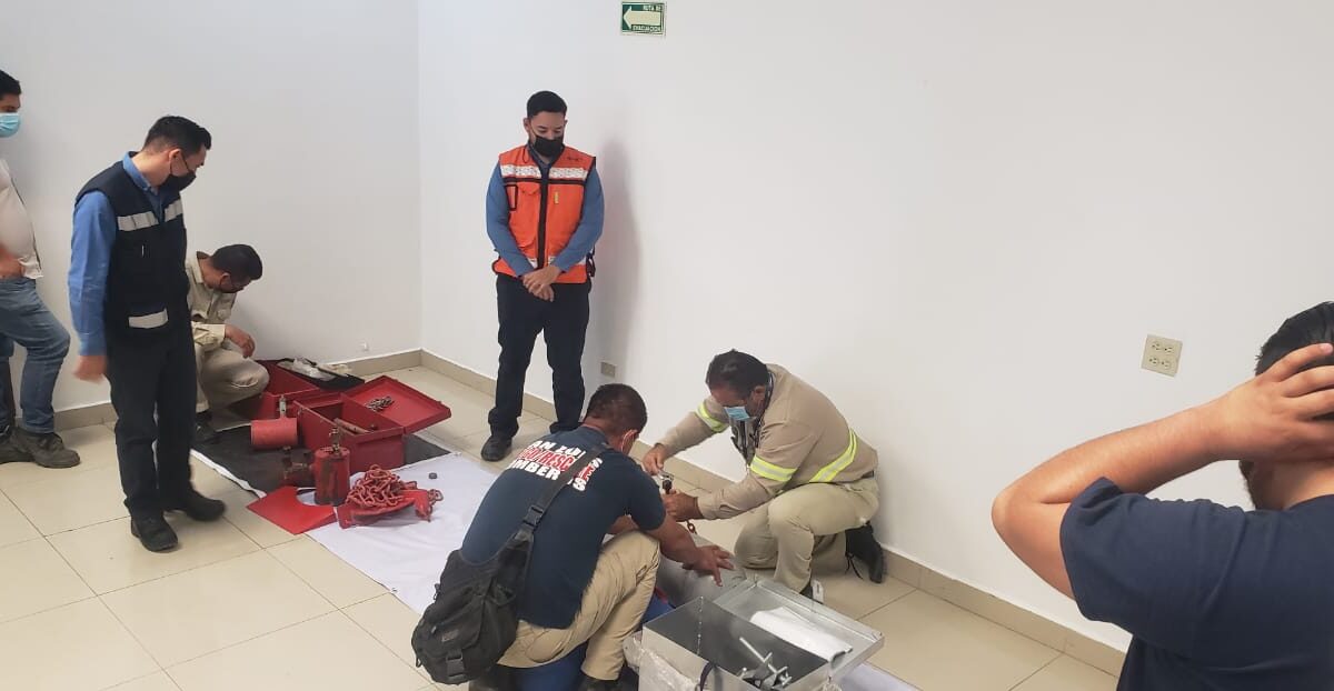 Se preparan trabajadores de Oomapas en manejo de gas-cloro