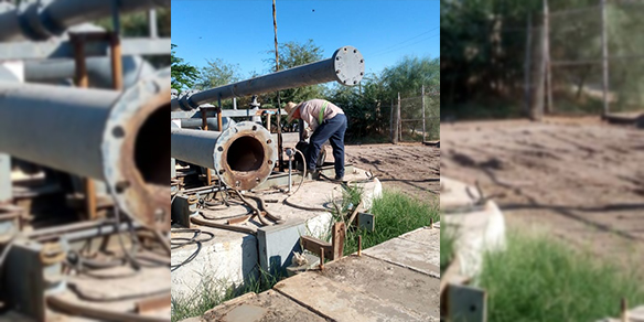 Oomapas da mantenimiento a cárcamo Río Santiago