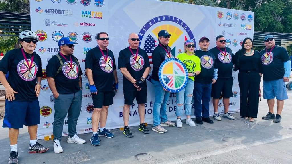 Se refuerzan lazos de amistad con paseo ciclista binacional