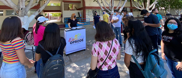 Visita Oprode a universitarios con visión emprendedora
