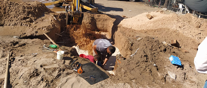 Restablece Oomapas servicio tras reparar fuga en la colonia del Bosque