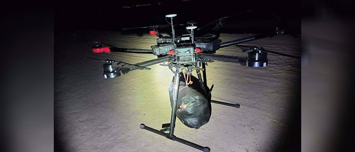 Con dron cruzaban heroína entre Yuma y SLRC