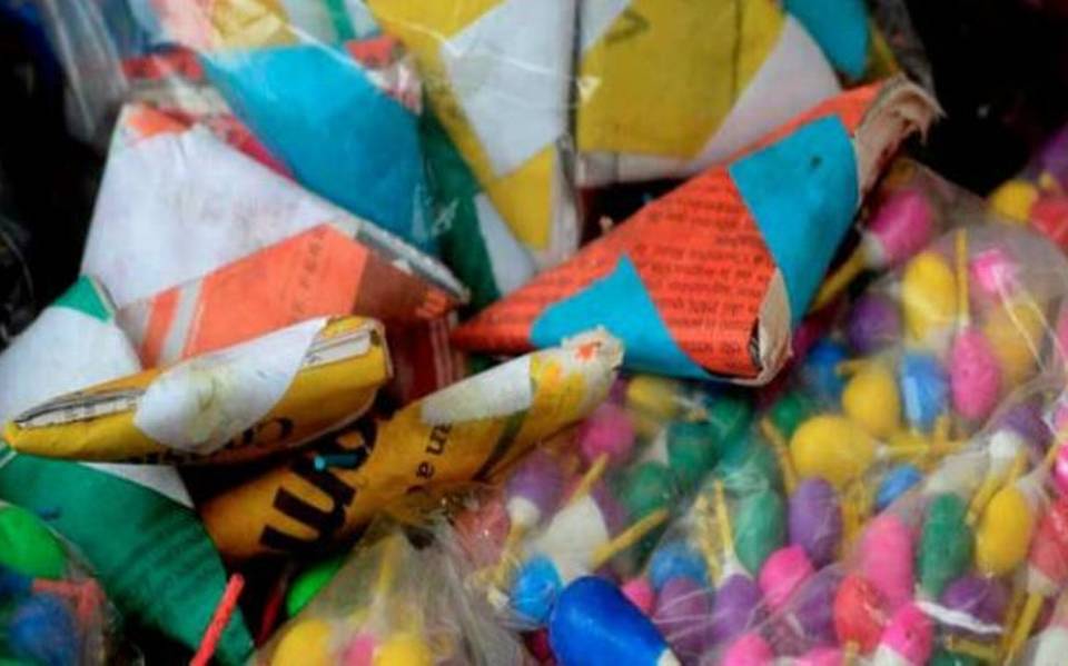 El peligro de los cohetes o juegos pirotécnicos