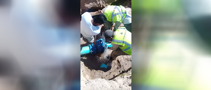 Advierte Oomapas por suspensión temporal de agua en colonia Aeropuerto