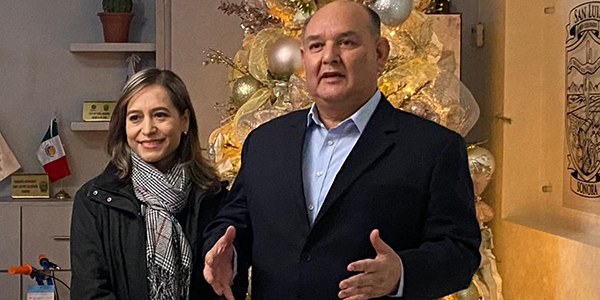 Brinda alcalde mensaje de Navidad a sanluisinos