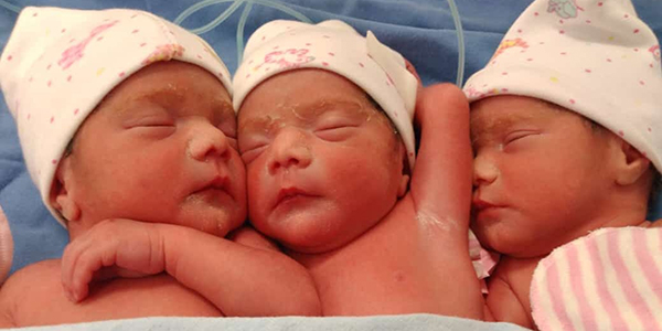 Nacen trillizas en el Hospital Integral de la Mujer en Sonora