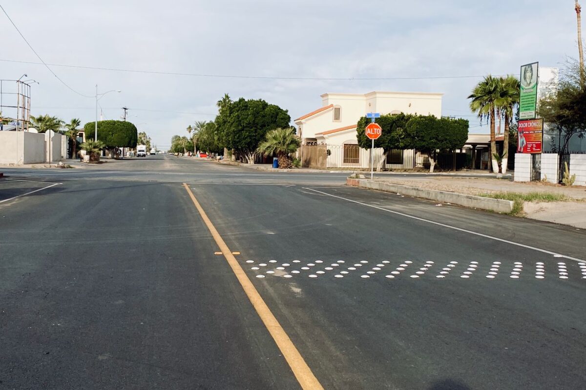 Se concluye el recarpeteo de la avenida 5 de Mayo