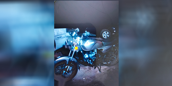 Recupera DSPM motocicleta a horas del robo