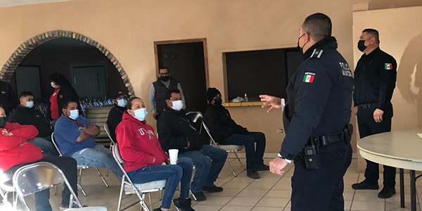 Policía Municipal reconoce interés de empresa por sumarse a la prevención