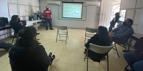 Finalizó PC pláticas con simulacro de evacuación para docentes