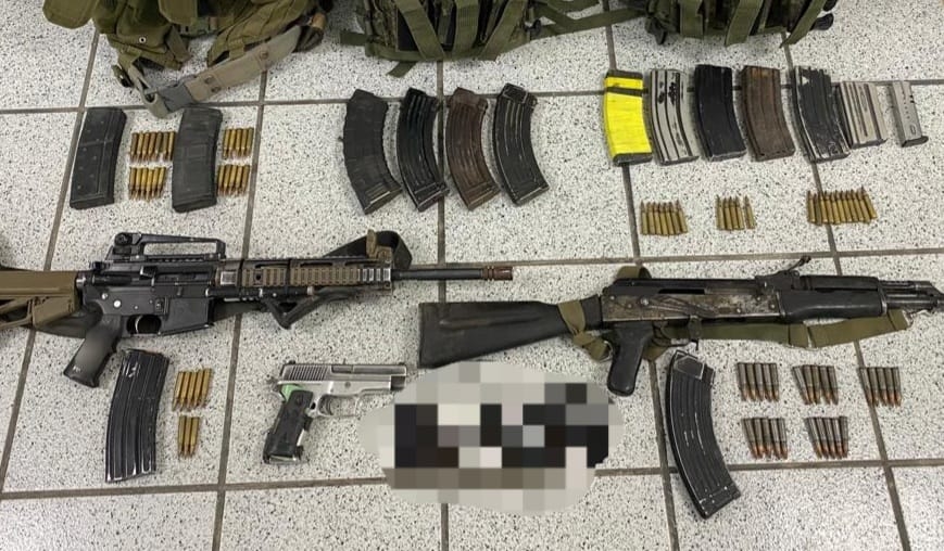 Asegura Marina y Policía Estatal a personas y armas en San Ignacio Río Muerto