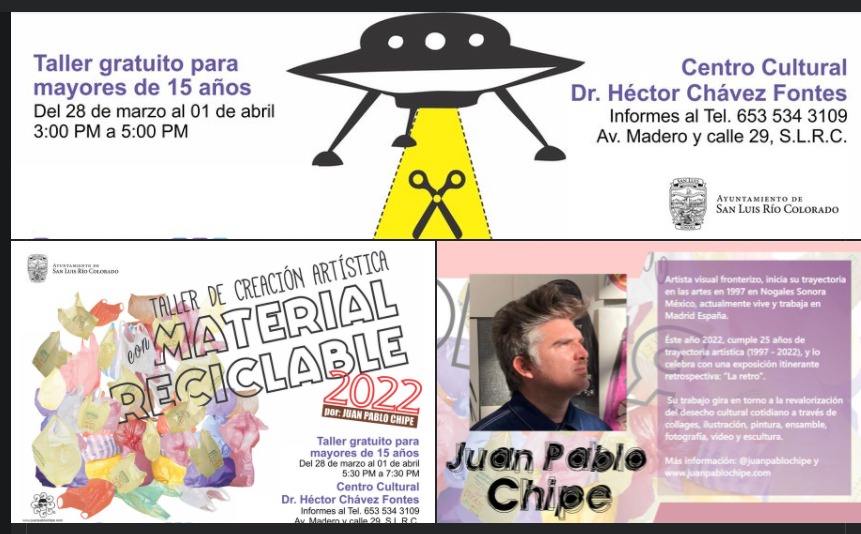 Inician este lunes los talleres con Juan Pablo Chipe en SLRC