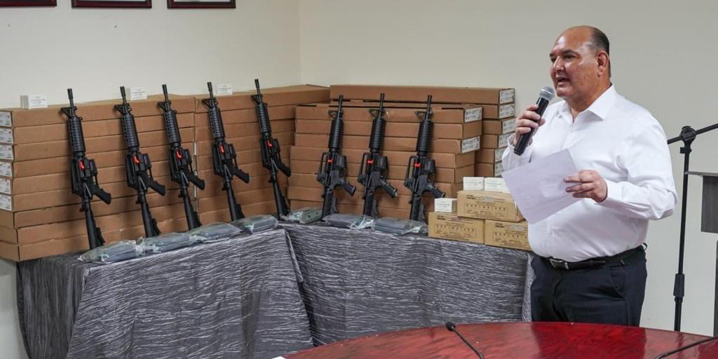 Recibe DSPM nuevo armamento y municiones