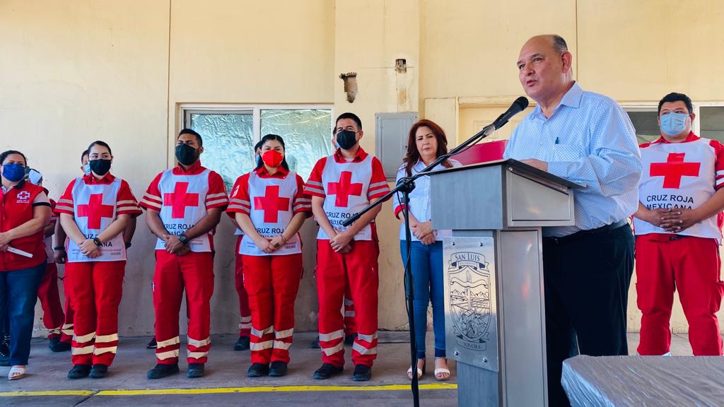Inaugura Alcalde arranque de Colecta Anual de Cruz Roja 2022