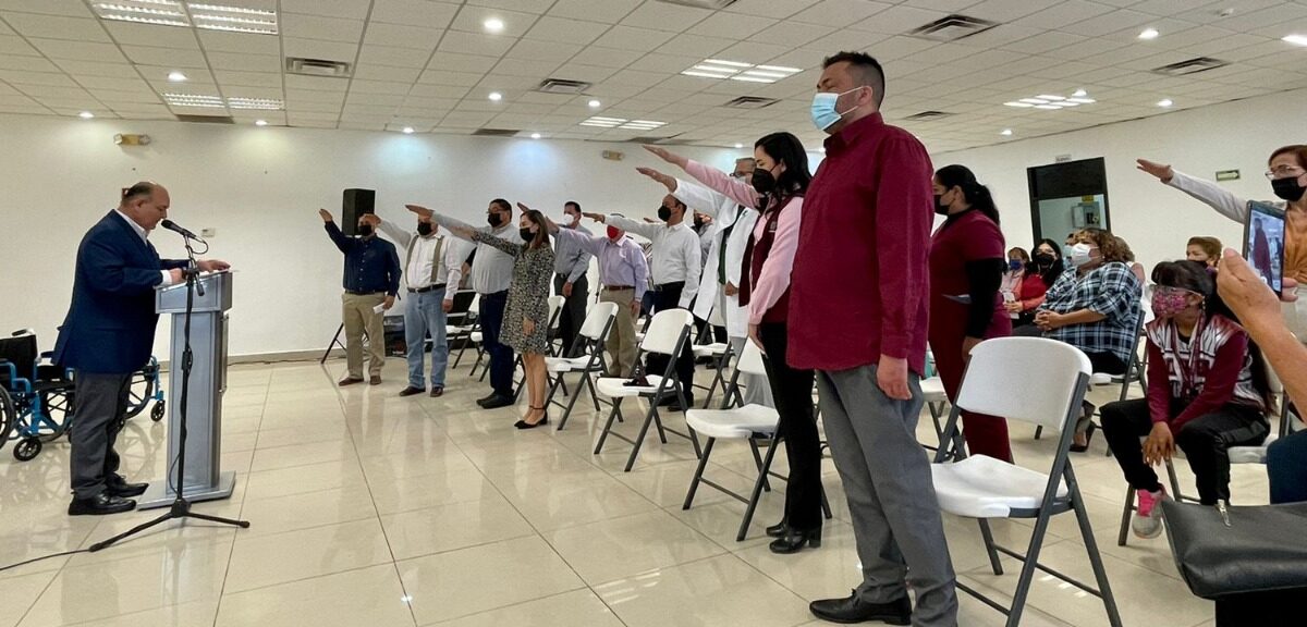 Toman protesta al Consejo Municipal de Discapacidad en SLRC