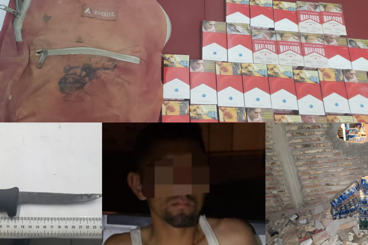 Municipales detienen a hombre por robo a comercio y lesiones en SLRC