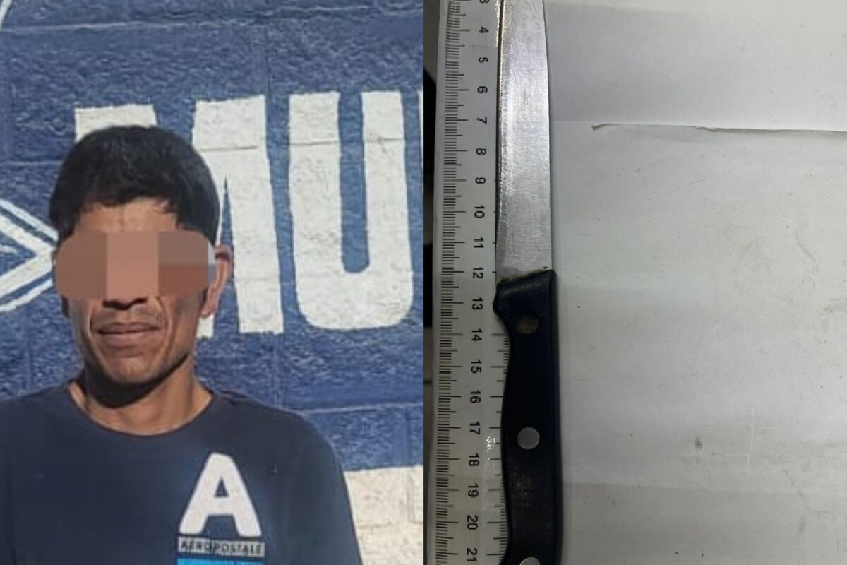 Individuo escandaloso contaba con orden de aprehensión