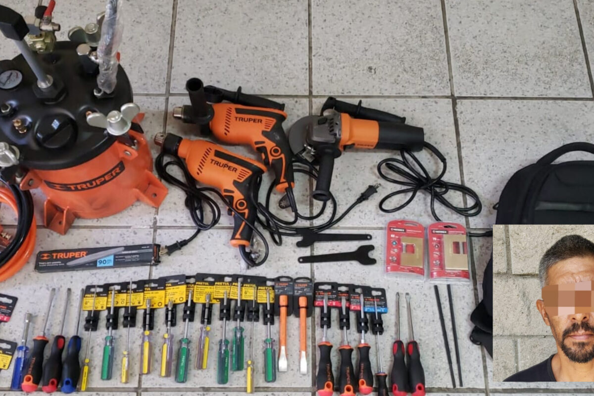 Detienen a individuo en posesión de narcótico y objetos robados en SLRC