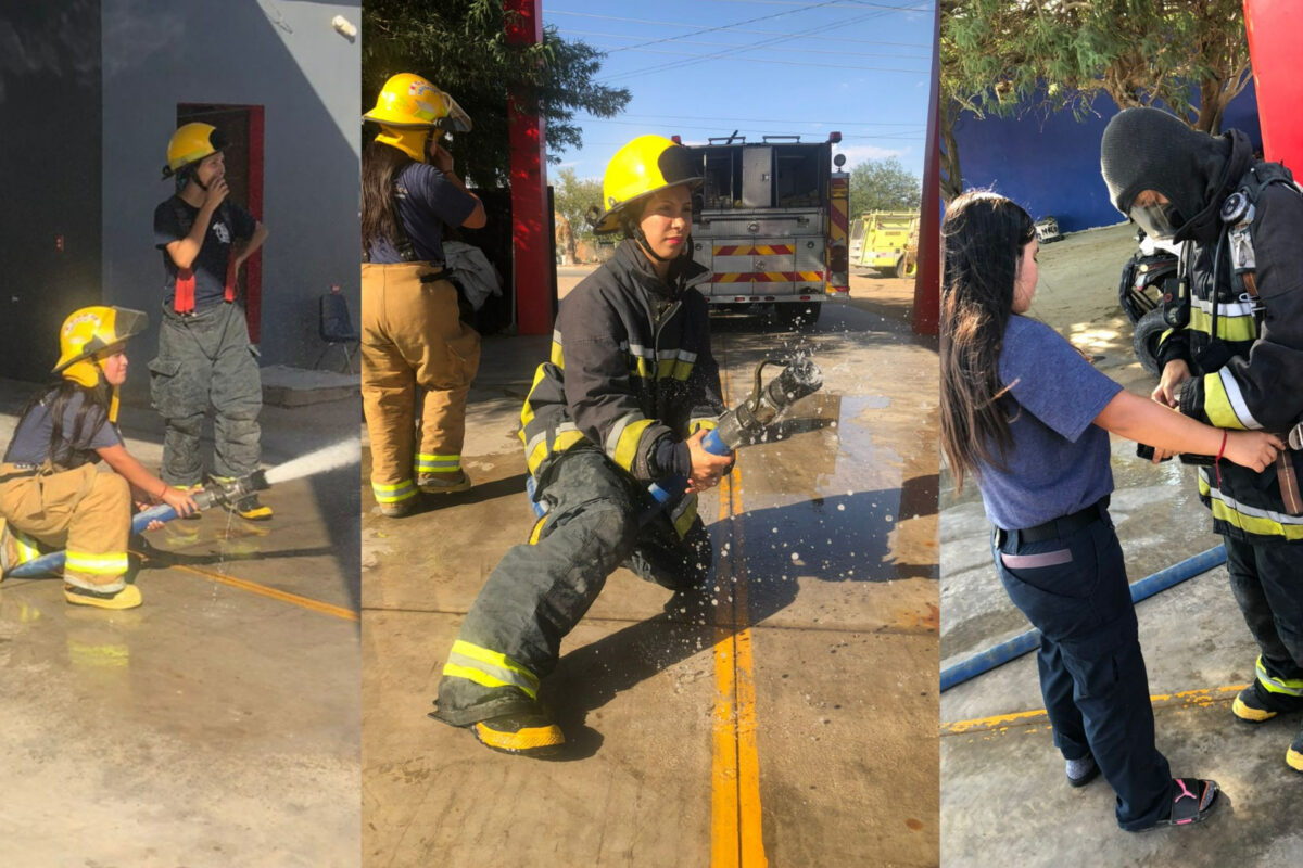 Reciben bomberos del Golfo capacitación en combate de incendios
