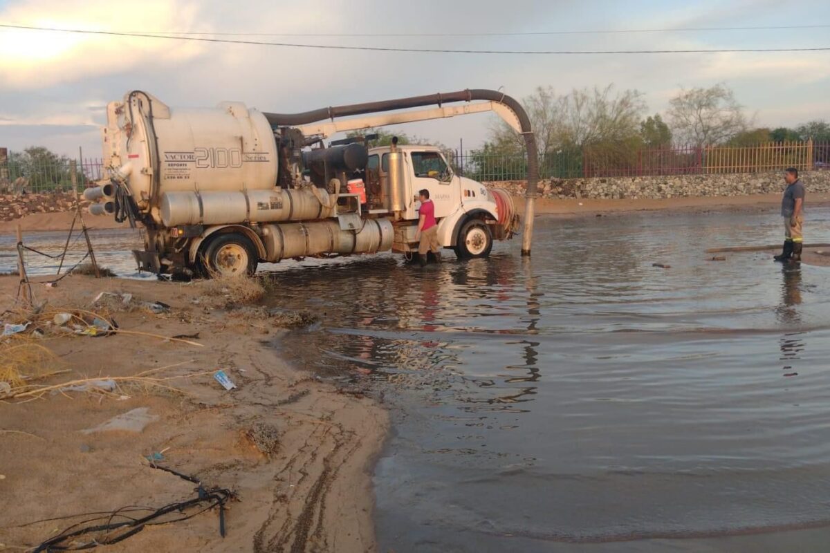 Atiende Oomapas reportes por lluvias este fin de semana en SLRC