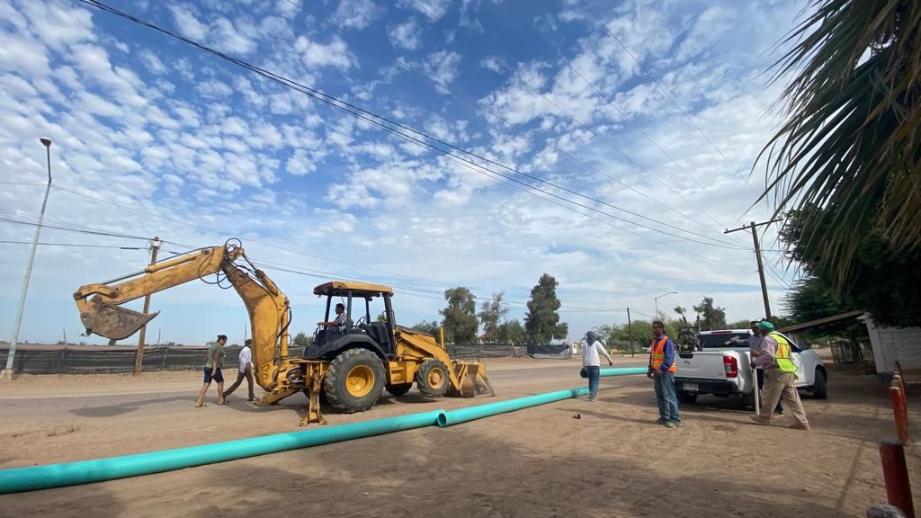 Ya es una realidad el drenaje en el ejido Independencia del valle de SLRC