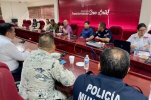 Encabeza Alcalde Reunión Itinerante de Seguridad en SLRC