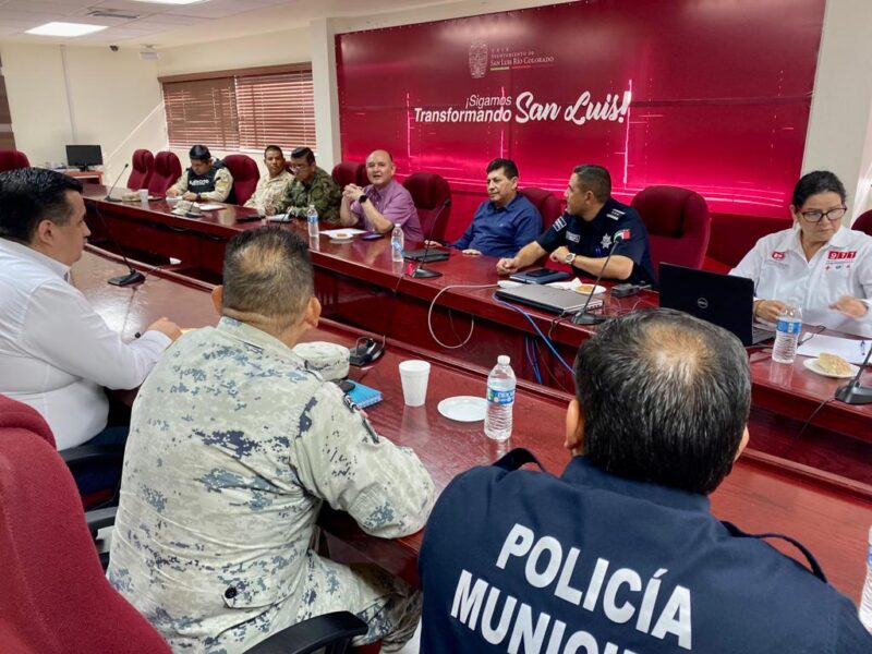 Encabeza Alcalde Reunión Itinerante de Seguridad en SLRC