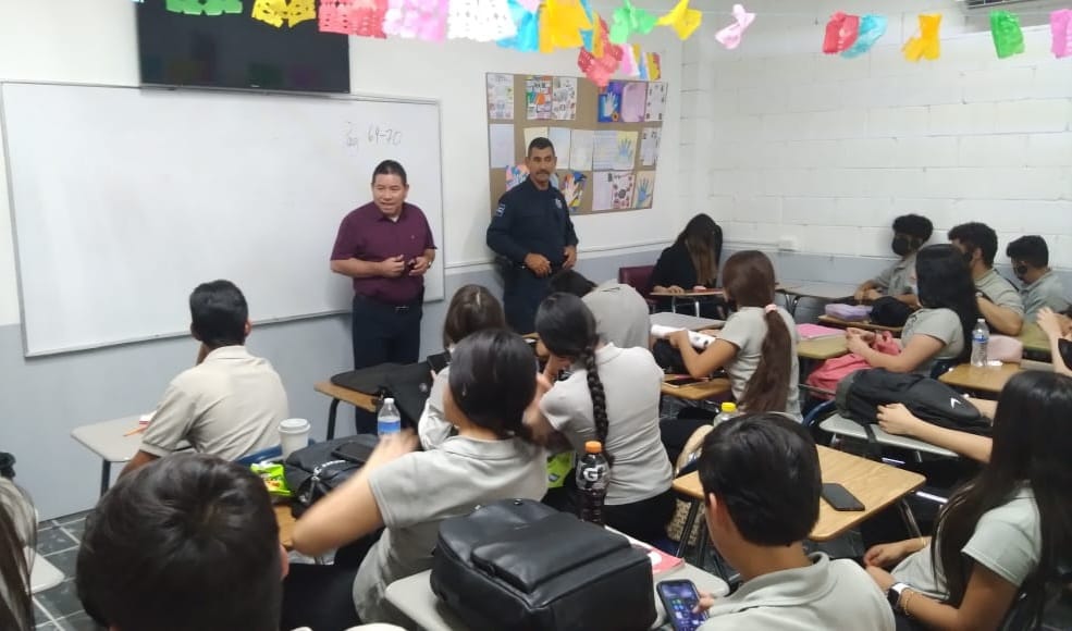 Realizan “Operativo Mochila” en Centro Educativo Marvid de SLRC